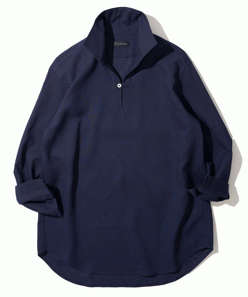 ハードマンリネン / Herdmans Linen 7分袖カプリシャツ / スキッパーシャツ