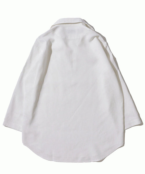 ハードマンリネン / Herdmans Linen 7分袖カプリシャツ / スキッパーシャツ