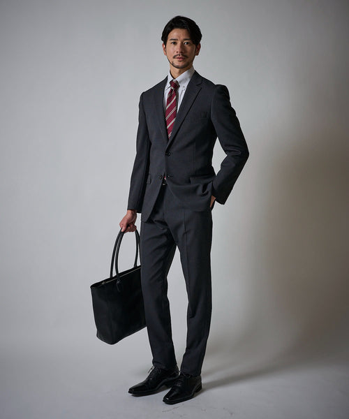 グレー（メランジ）　model：177cm 着用サイズ：LARGE