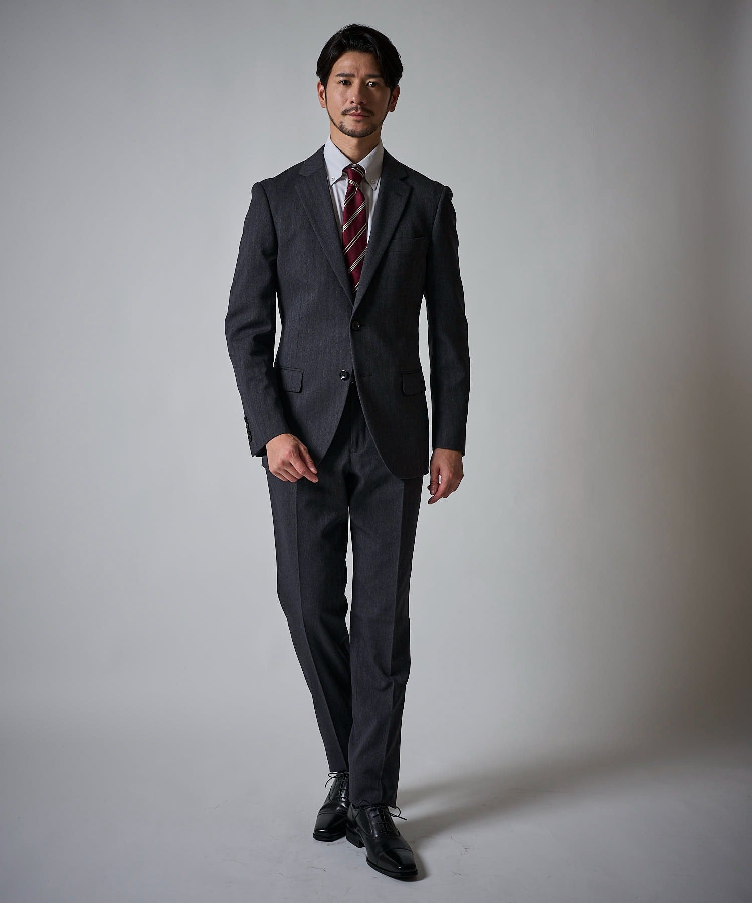 ブラック（ヘリンボーン）　model：177cm 着用サイズ：LARGE