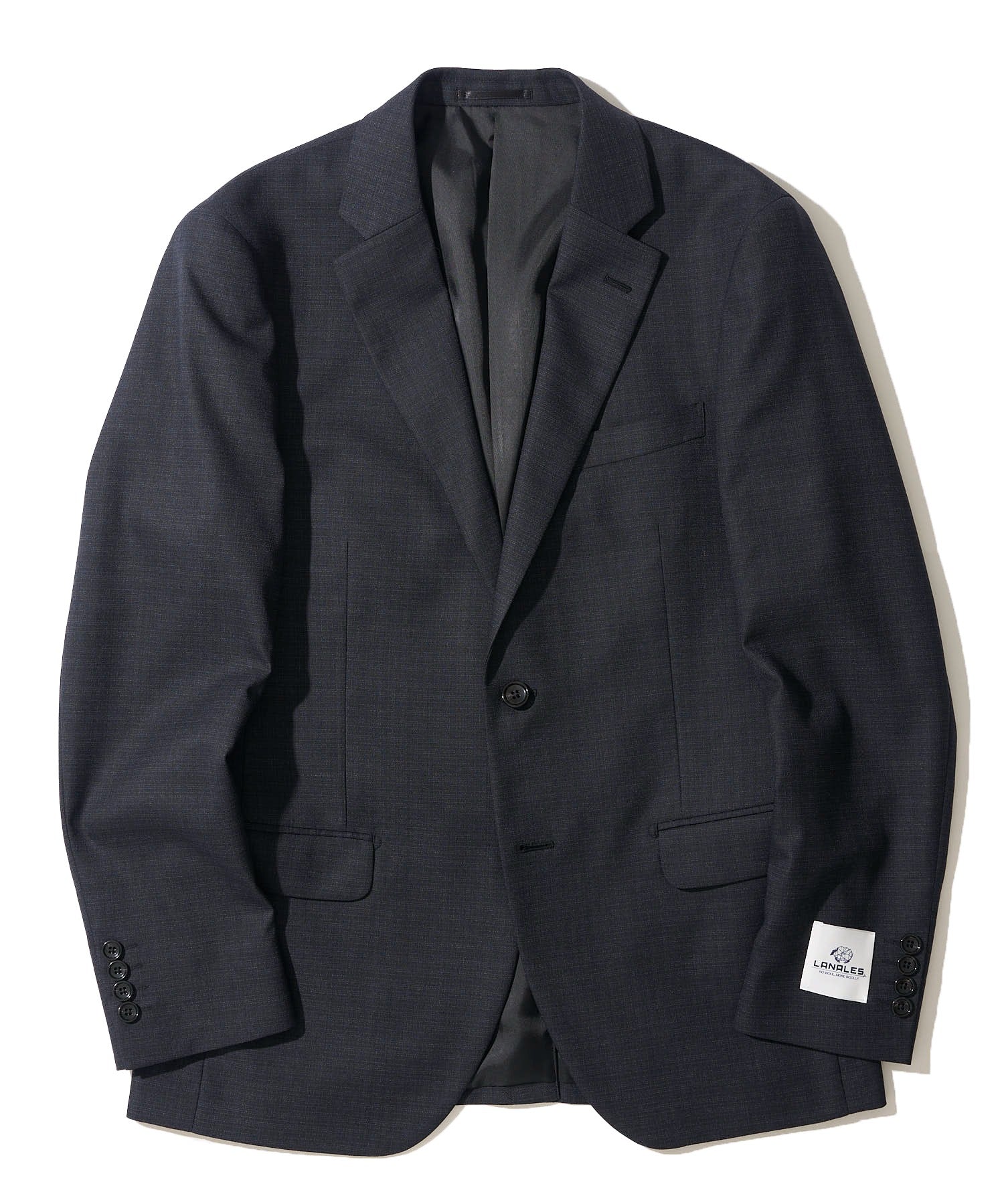 【新品】スーツLL　ネイビー　テットオム 　ストレッチ TETE HOMME（テット オム） セレモニースーツ セットアップ moistiva
