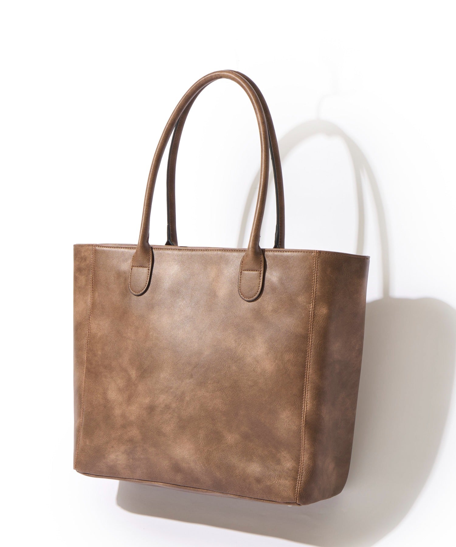 【WEB限定】A4対応 オンオフ兼用 レザータッチトートバッグ