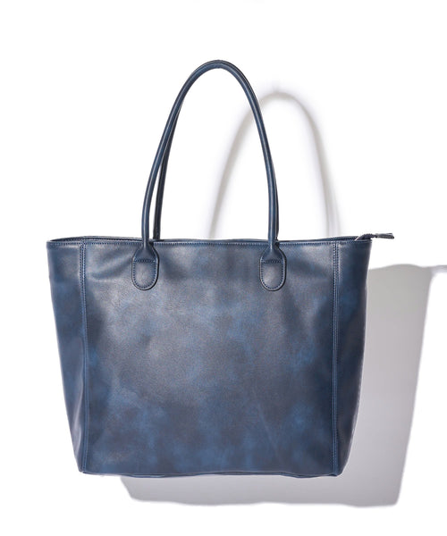 【WEB限定】A4対応 オンオフ兼用 レザータッチトートバッグ