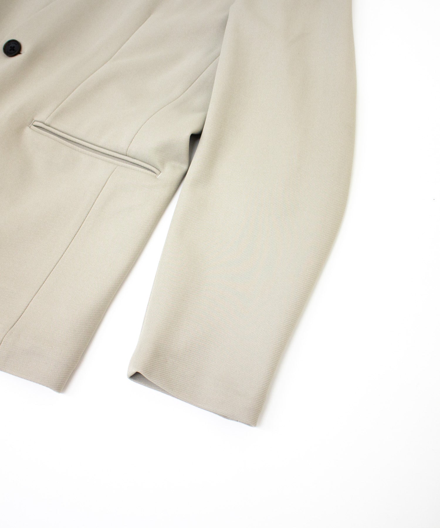 ストレッチナイロンノーカラージャケット