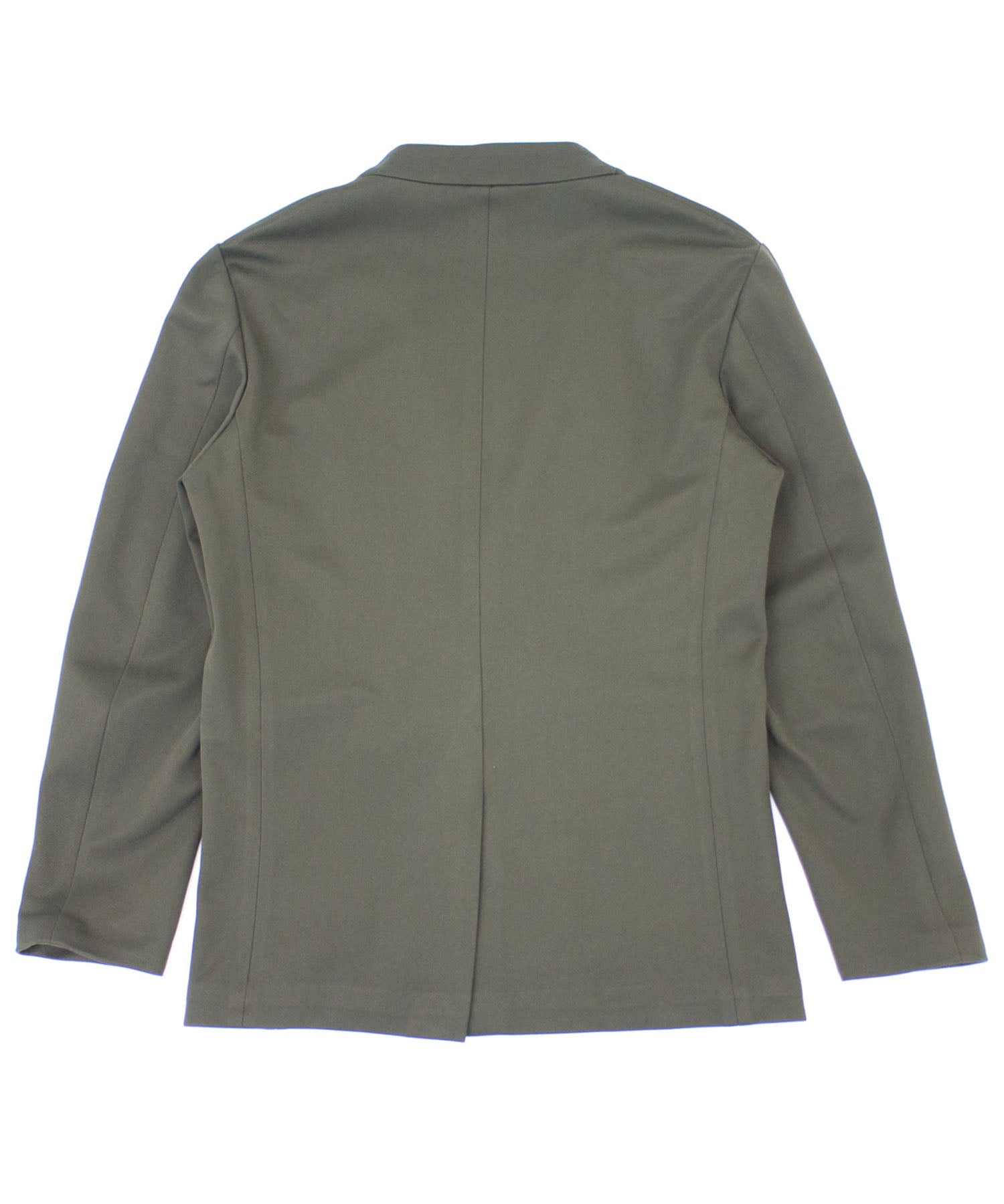 ストレッチナイロンノーカラージャケット