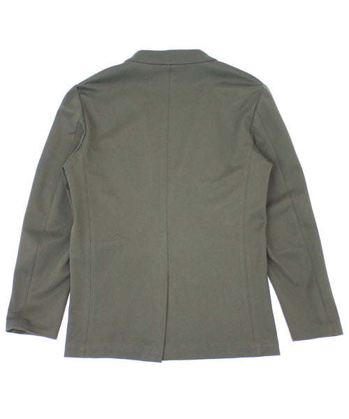 ストレッチナイロンノーカラージャケット