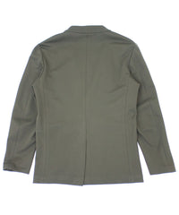 ストレッチナイロンノーカラージャケット