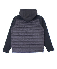 ニットコンビダウンフードブルゾン