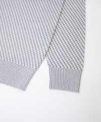 グラフェンクルーネックニット