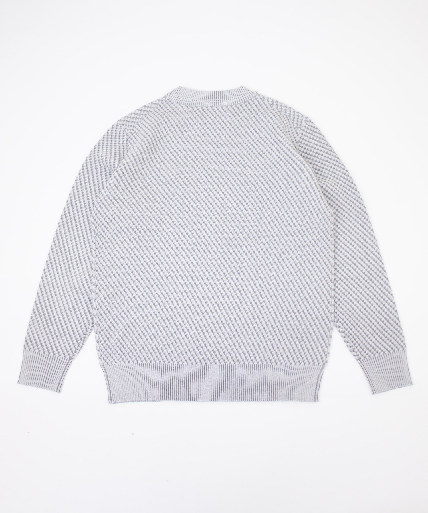 グラフェンクルーネックニット