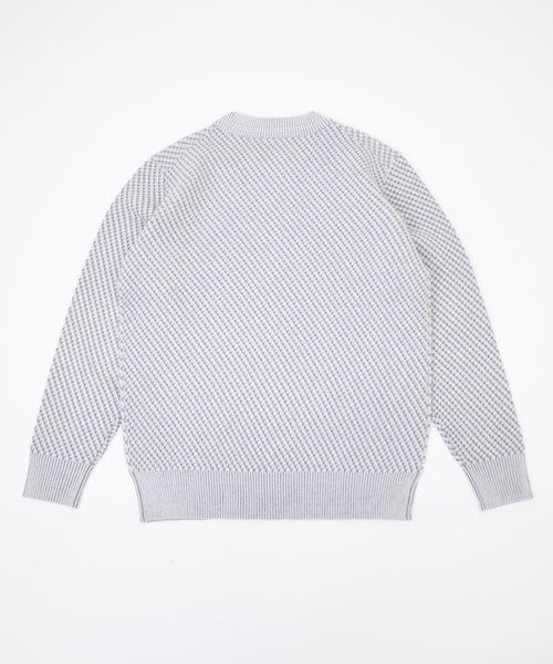 グラフェンクルーネックニット