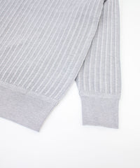 グラフェンハーフジップニット