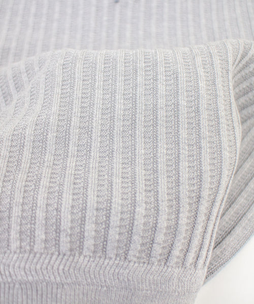 グラフェンハーフジップニット