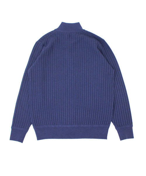 グラフェンハーフジップニット