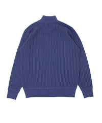 グラフェンハーフジップニット