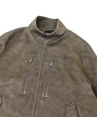 ダウンファブリックスタンドカラーブルゾン