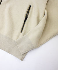 モールニットフードブルゾン