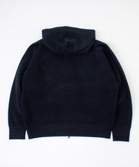 モールニットフードブルゾン