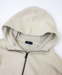 モールニットフードブルゾン