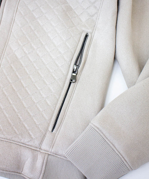 エンボスフードブルゾン