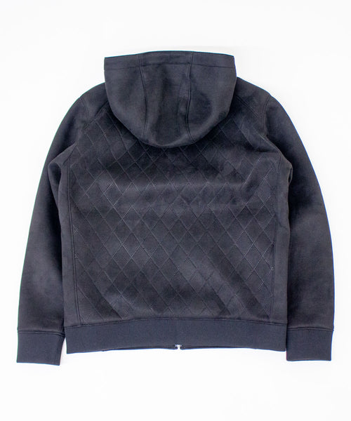 エンボスフードブルゾン