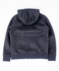 エンボスフードブルゾン