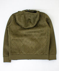 エンボスフードブルゾン