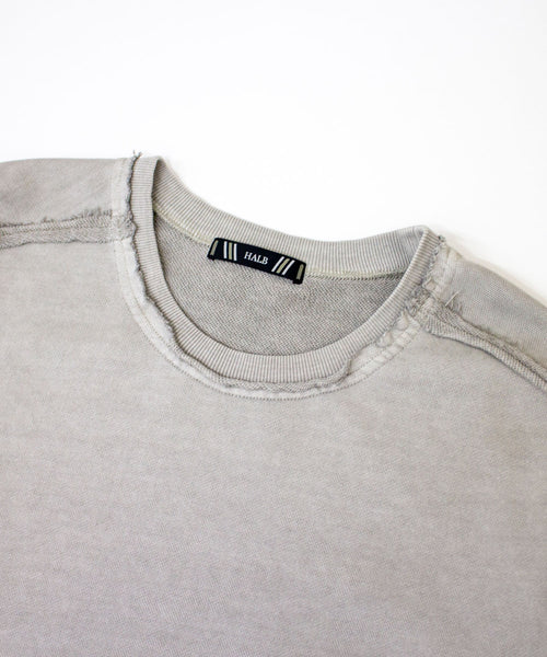 【HALB】製品染め裏毛トレーナー