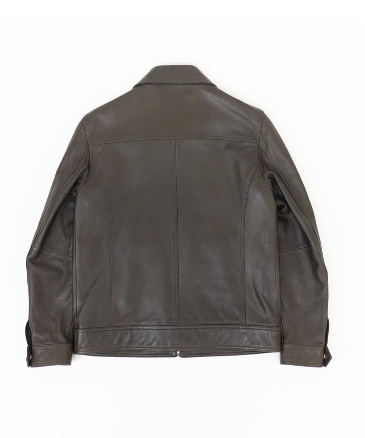 シープレザーステンカラーブルゾン