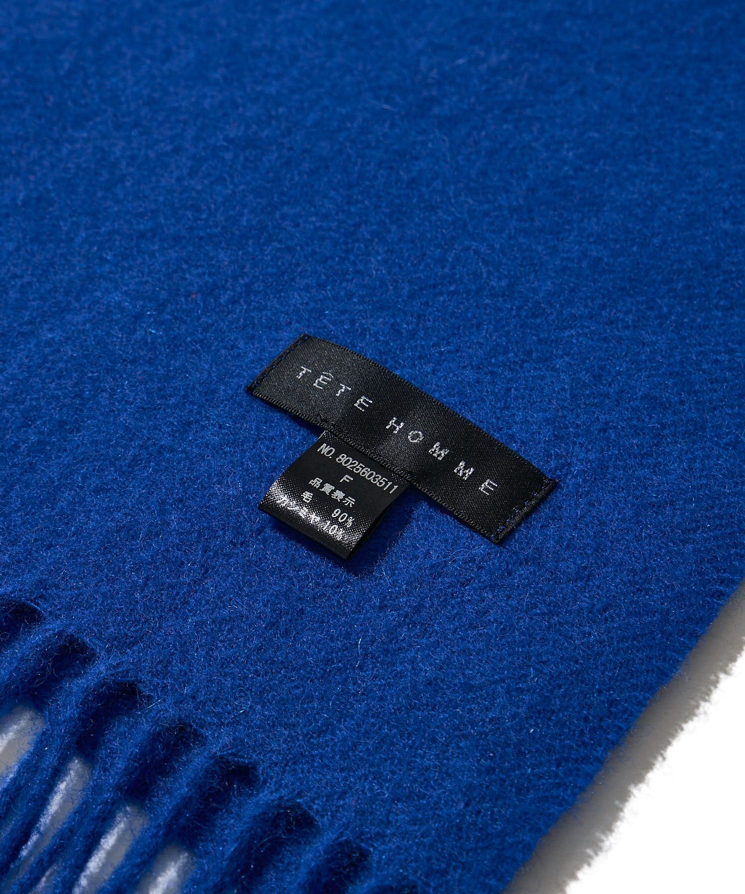 カシミア混 ソリッドマフラー