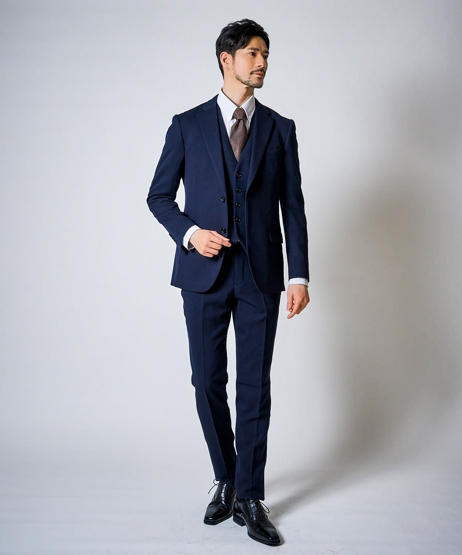 ネイビー系1　model：177cm 着用サイズ：L