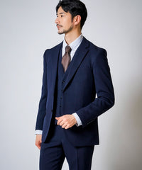 4WAYストレッチスーツ / ウォッシャブルセットアップ 3ピース