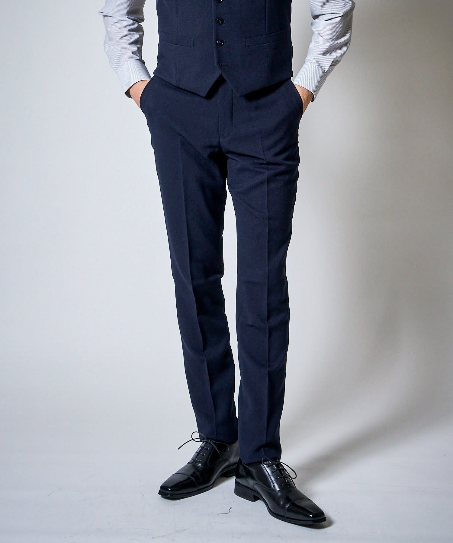 4WAYストレッチスーツ / ウォッシャブルセットアップ 3ピース