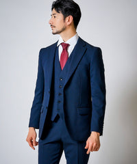 4WAYストレッチスーツ / ウォッシャブルセットアップ 3ピース