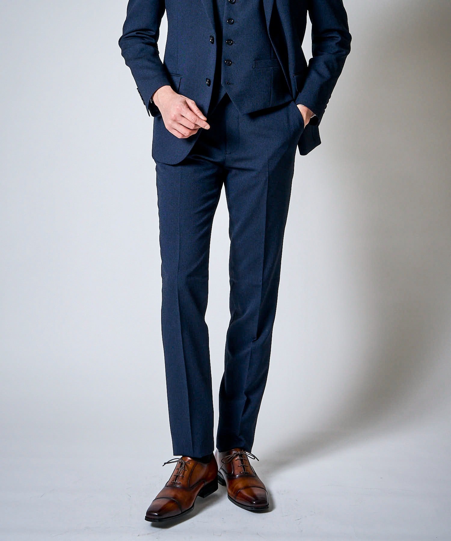 4WAYストレッチスーツ / ウォッシャブルセットアップ 3ピース