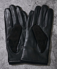 スエードニットカフスグローブ