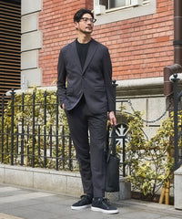 ダークグレー　model：177cm　着用サイズ：M