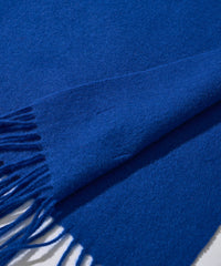 カシミア混 ソリッドマフラー